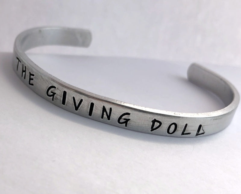 The Giving Doll STACK-ABLE Cuff Bracelet BY BLING CHICKS - Bling Chicks Jewelry Accessories Gifts