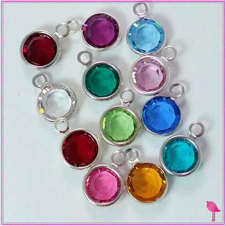 Dangle Birthstone Bling Chicks Charms - Bling Chicks Jewelry Accessories Gifts