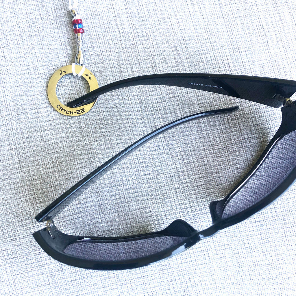 Catch-22 Beaded Adjustable Sunglasses/Eyeglasses Holder