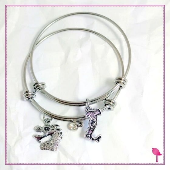 Dragon Boat Racing Team Bangle Bracelet Set by Bling Chicks D017 - Bling Chicks Jewelry Accessories Gifts