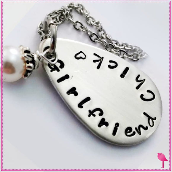 Girlfriend Chick Bling Chicks Necklace - Bling Chicks Jewelry Accessories Gifts