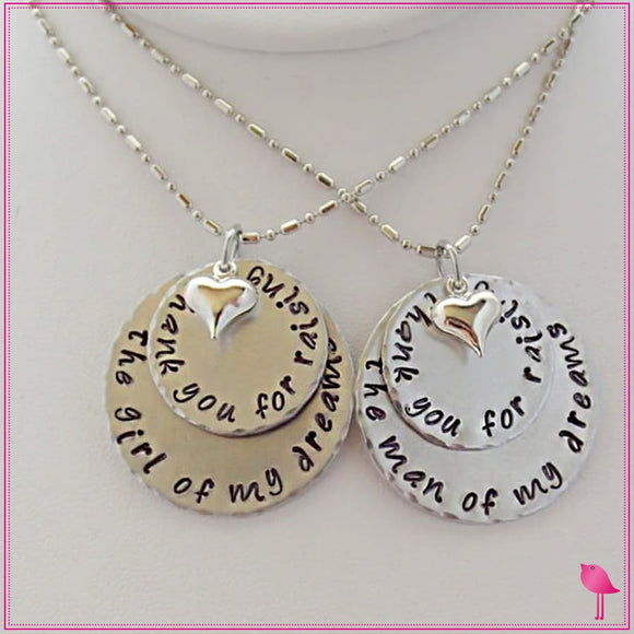 WOMAN of My Dreams Handstamped Bling Chicks Necklace - Bling Chicks Jewelry Accessories Gifts