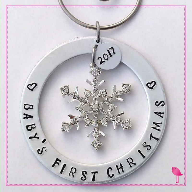 Baby's First Christmas Ornament from Bling Chicks - Bling Chicks Jewelry Accessories Gifts