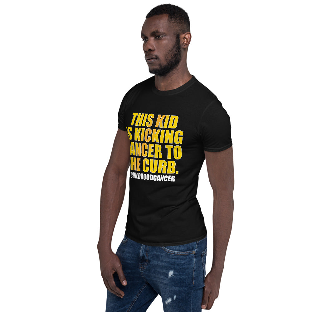 This Kid Is Kicking Cancer To The Curb - Short-Sleeve Unisex T-Shirt