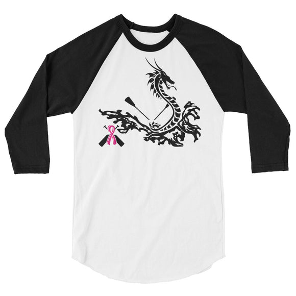 Dragon Boat Racing 3/4 sleeve raglan shirt - Bling Chicks Jewelry Accessories Gifts